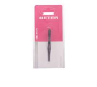 Beter Black Coated Steel Straight Tip Tweezers