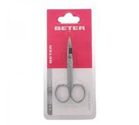 Beter Chrome Plated Curved Manicure Scissors 9cm