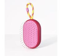 Beter - Detangling brush On-the-Go PINK. Compact travel size with cord for hanging, made from recycled plastic.