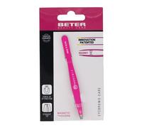 Beter - Magnetic Hair Removal Tweezers, Straight Tip for Precise and Fast Hair Removal - Fuchsia