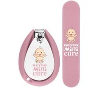 Beter - Baby Minicure Manicure and Pedicure Set, Nail Clippers and File for Newborns and Toddlers, Baby Hygiene Kit, Gift for Newborns, Newborn Baby Care Set, in Pink