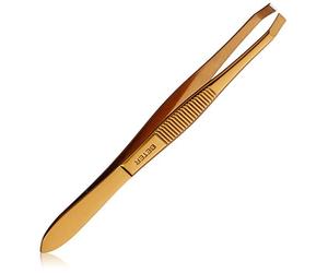 Beter - Professional Crab tip Eyebrow Tweezers, Copper Plated, Maximum Precision, Stainless