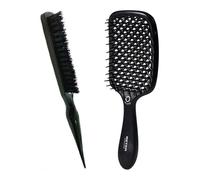Beter - Set 2 Spazzole Capelli Donna: The Primer Brush Spazzola Districante Antistrappo Resistente al Calore fino a 180º + Spazzola Quick Volume per Cotonare, Raccolti e Volume