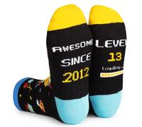 BETESSIN Gifts for 13 Years Old Boys Cotton Socks Thirteen Ideas Presents for Boy Granddson Stocking Fillers Happy 13th Birthday Gifts