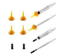 betevie 6 Pack Original Nipple with Syringes for Puppies Kittens, Best Suited for Small Mammals Neonates Week Old Kittens (6 Original)