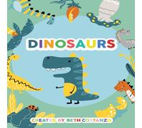 Beth Costanzo Dinosaurs Activity Workbook for Kids 3-6 Paperback Beth Costanzo Multicolor