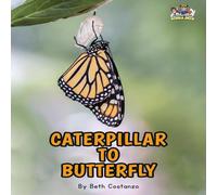 Beth Costanzo Letter C - Caterpillar to Butterfly for Kids 3-8 Paperback Book Beth Costanzo Multicolor