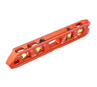 BETHEL 9 Inch Magnetic Torpedo Level with 4 Bubble Vials, V-Groove & Magnetic Rails, Orange Aluminum Alloy Construction
