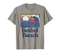 Bethel Beach Retro Surfer Vintage Beach & Wave Graphic T-Shirt