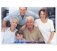 Bethel Custom Memorial Ceramic Photo Tile 4"- Waterproof Porcelain Picture for Tombstone or Grave, Personalized Rect Headstone Plaque for Cemetery Decorations, Funeral Tribute Portrait