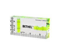 BETHEL Pocket Bubble Level - Mini 90°/180° Spirit Level with Shatterproof Design, High Accuracy for Picture Hanging, DIY Projects, Construction - Compact 95x40x15mm Layout Tool