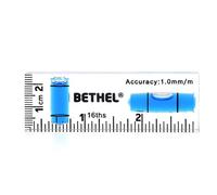 BETHEL Small Level Mini Bubble 90°/180°SpiritLevel,2.95 Inch Shatterproof Cross Check PocketLevel Picture Hanging Levels Tools for Machinist,Construction & Household