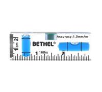 BETHEL Small Level Mini Bubble 90°/180°SpiritLevel,Magnetic 2.95 Inch Shatterproof Cross Check Pocket Level Picture HangingLevels Tools for Machinist,Construction & Household