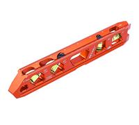 BETHEL Torpedo Level, Magnetic Conduit Level with 4 Vials, V-Groove and Magnet Track, Aluminum Alloy Construction, High Viz Orange (9 inch)