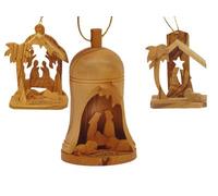 Bethlehem Olive Wood Christmas Ornament Set