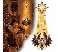 Bethlehem Star of Faith, Lighted Nativity Wall Decor, LED Religious Hanging | Led Lighted Nativity Wall Decor, LED Christmas Wall Hanging, Christmas Lights Wall Mounted, Nativity Theme for Home Entryway