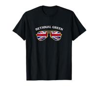 Bethnal Green United Kingdom Vintage Flag Sunglasses T-Shirt