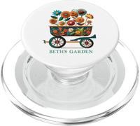 Beth's Garden Gardening Plants Flowers Beth PopSockets PopGrip for MagSafe