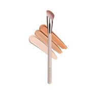 Bethy Beauty Angled Under Eye Concealer Brush, Finger Shape Nose Contour Makeup Brush for Liquid and Cream Blending and Diffusing,Small Foundation Brush Cosmtic Tool Smooth Canvas