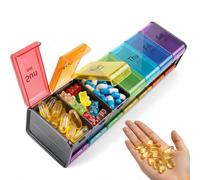 Betife Extra Large Pill Organizer 2 Times a Day, Weekly 14 Compartments