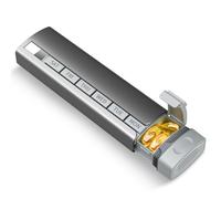 Betife Pill Box Organiser 7 Day, Upgrade Metal Weekly Tablet Organiser, Travel Pill Case for Daily Medicine Storage, with Dual Layer - Inner Sturdy ABS Box and Aluminum Alloy Shell (Grey)