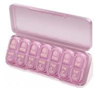 Betife Weekly Pill Organiser Box 2 Times a Day, AM PM Pill Organiser 7 Day