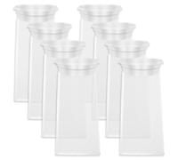 Betinyar 8PCS 4 Inch Ring Aquarium Filter Sock 200-Mesh Nylon, 9.84×5.31 inch Filter Socks with, Reusable Fine Mesh Bag for Saltwater Aquarium and Fish Tank Freshwater, Aquarium Filter Accessory