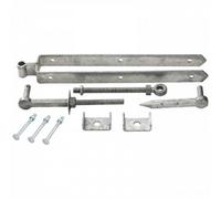 Betley Butterfly 12" 300mm Adjustable Double Strap Field Gate Hinge Set Galvanised Heavy Duty