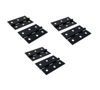 Betley Butterfly 3" (75mm) Butt Hinges - Matt Black Door Hinges - 3 Pairs Multi Pack
