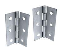 Betley Butterfly 3" (75mm) Butt Hinges - Nickel Plate Door Hinges - Multi - Pack - 2" - 1 X Pair