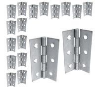 Betley Butterfly 3" (75mm) Butt Hinges - Nickel Plate Door Hinges - Multi Pack - 2", 9 X Pairs