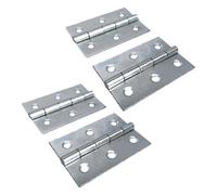 Betley Butterfly 3 Inch 75mm Butt Hinges - Nickel Plate Door Hinges - Multi Pack - 2 Inch - 2 X Pairs