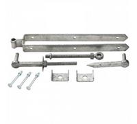 Betley Butterfly Adjustable Double Strap Field Gate Hinge Set For 3In Gates - Galvanised 12In 300mm