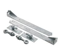 Betley Butterfly Adjustable Gate Hinges Pair 600mm 24" Galvanised Heavy Duty Hook And Band Stable