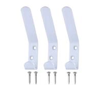 Betley Butterfly Aluminium Hat And Coat Hook 125mm - Wall Mounted Hook For Coats, Hats And Robes - White