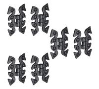 Betley Butterfly Antique Black Cast Iron Snake Butterfly Hinges, 70mm x 45mm, Decorative Vintage Cabinet Cupboard Hinges, 3 x Pairs with Fixings