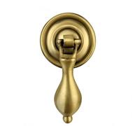 Betley Butterfly Antique Brass Pear Drop Cabinet Pull Handle 70mm