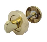 Betley Butterfly Bathroom Wc Door Thumb Turn And Release Toilet Polished Brass - 10mm