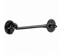 Betley Butterfly Cast Iron Cabin Hook And Eye - Traditional Door And Gate Holdback Latch - 6" - Black
