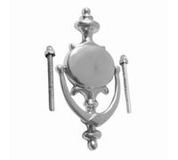 Betley Butterfly Champion 7" Chrome Solid Brass Door Knocker Victorian Front Door