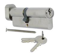 Betley Butterfly Dale Euro Cylinder Thumbturn Lock Nickel Plated 45T/55 (100mm)
