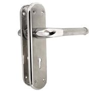 Betley Butterfly Door Handles Chrome Satin Two Tone Interior Lever Lock Marina Deluxe Modern