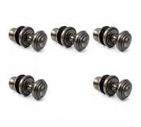 Betley Butterfly Door Knobs Round Georgian Roped Mortice Knob - Antique 62mm - Pack Of 5