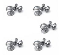 Betley Butterfly Door Knobs Round Georgian Roped Mortice Knob - Silver Satin 62mm - Pack Of 5