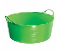 Betley Butterfly Equestrian Flexi Fill Shallow Tub Trug, Green, Plastic, 15 Litres, for Stable, Paddock and Pet Care Use