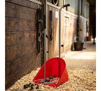 Betley Butterfly Equestrian Muck Grabber Horse Manure Scoop with Retractable Handles, Red, 455mm