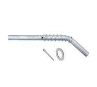 Betley Butterfly Field Gate Fixing Kit For Metal Gates 19mm Adjustable Gate Eyes With 300mm Bolt - Bolt Only