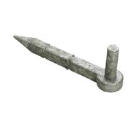 Betley Butterfly Field Gate Hinge Hook to Drive, Metal, Silver, 19mm, Drive-in Mounting