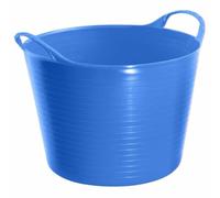 Betley Butterfly Flexible Plastic Tub and Trug Feeder Bucket, Blue, 60 Litres