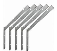 Betley Butterfly Galvanised Front Fix Barbed Wire Brackets Pack Of 5